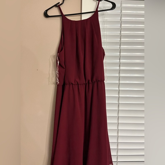 Flowy chiffon dress - Picture 3 of 3